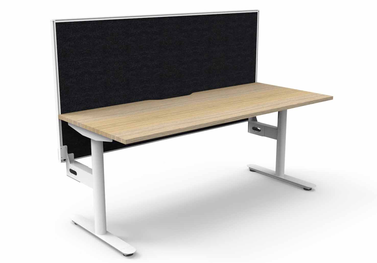 Halo Static Single Sided Workstation - with Screen